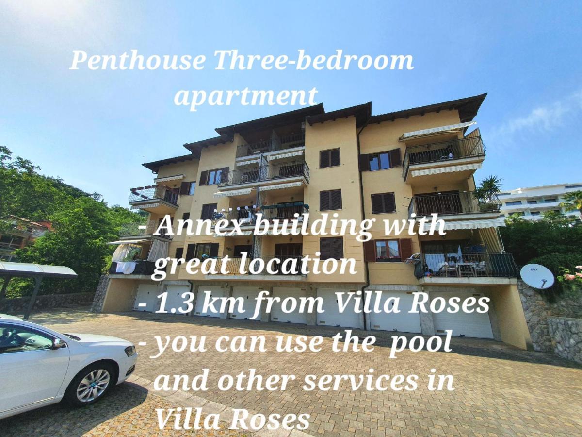 Villa Roses Apartments & Wellness Ičići Rum bild